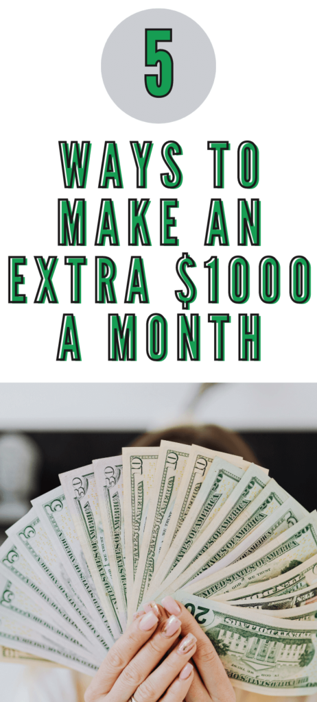5 ways you can make an extra $1000 a month from the comfort of your home. the best new side hustles 