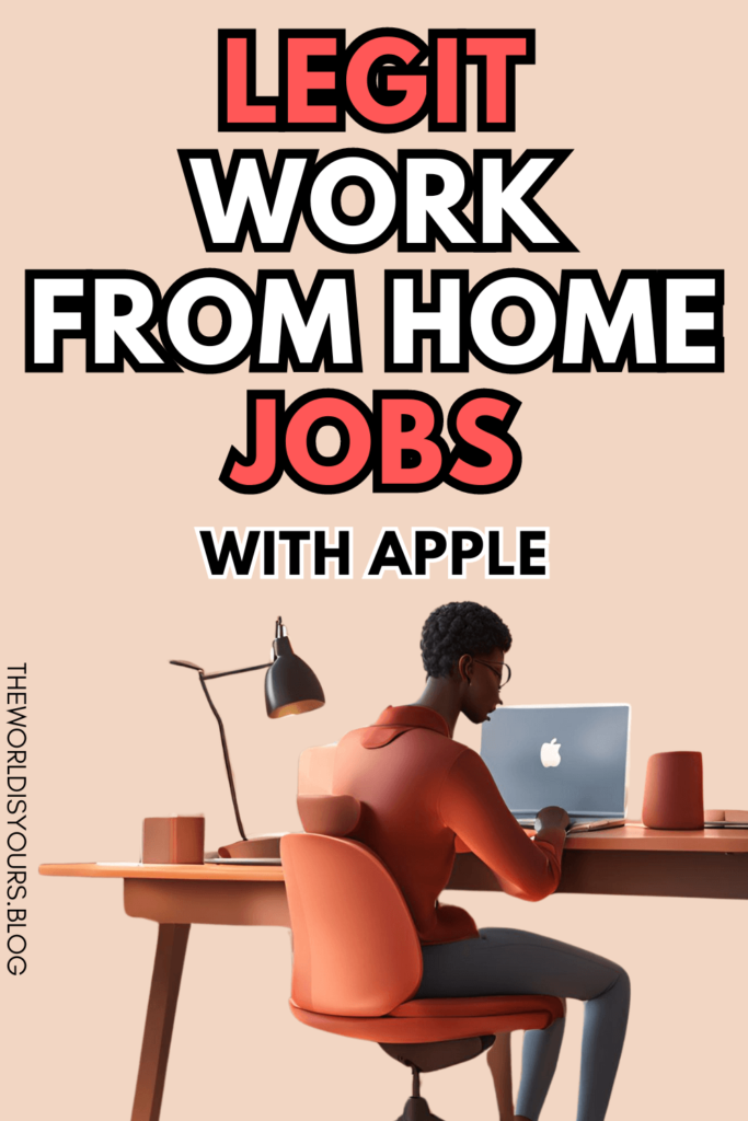 Legit work from home jobs with apple. A person sat at a desk working from home on an iMac