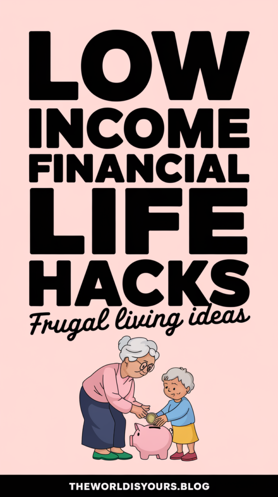 low income frugal living