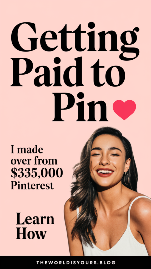 How I make Money with Pinterest. Getting Paid to Pin