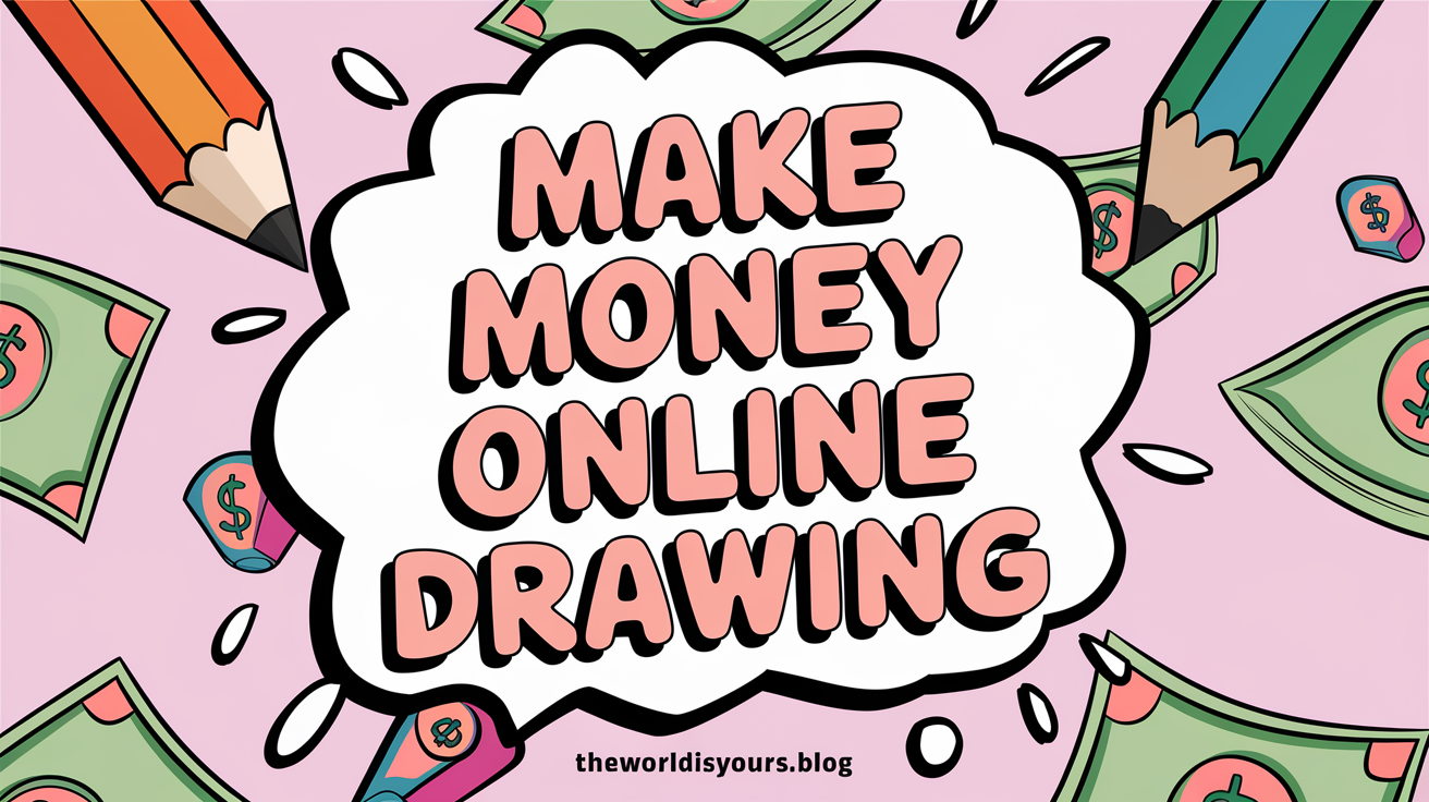 How to make money online drawing