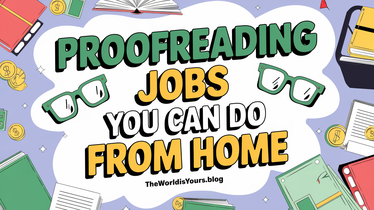 Online Proofreading Jobs to Make Money from Home