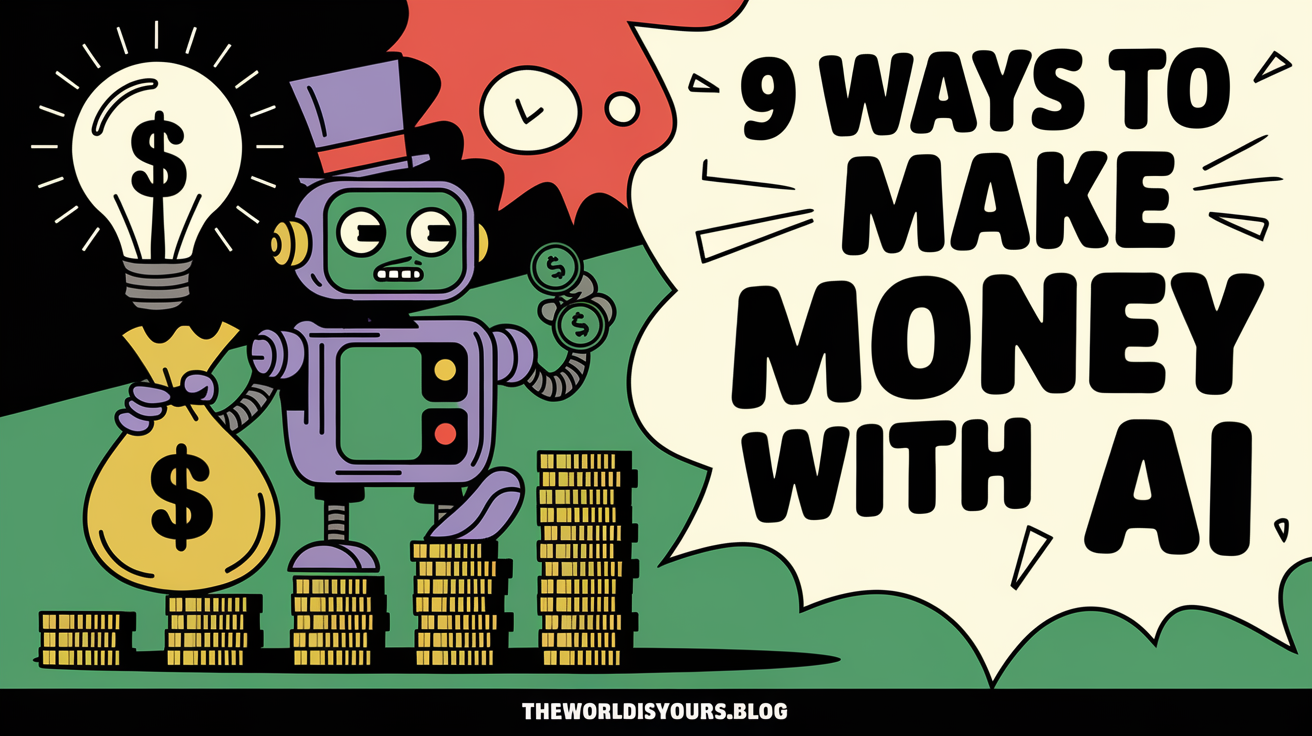 9 Easy Ways to Make Money Online with AI