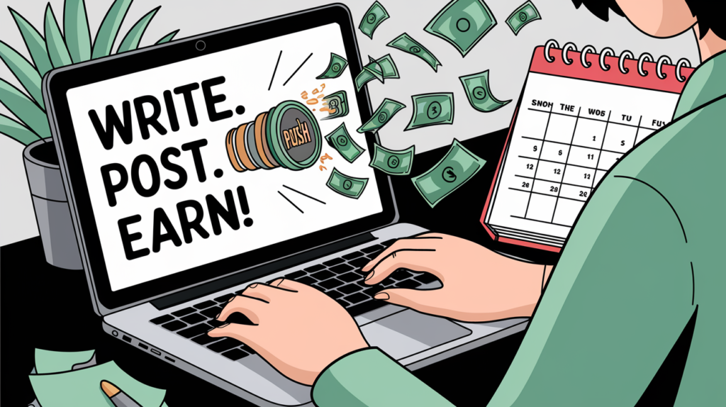 write blog posts and earn money online 