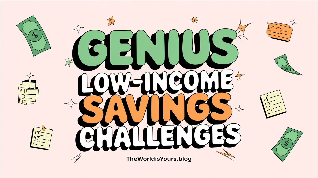 Genius Low-Income Savings Challenges